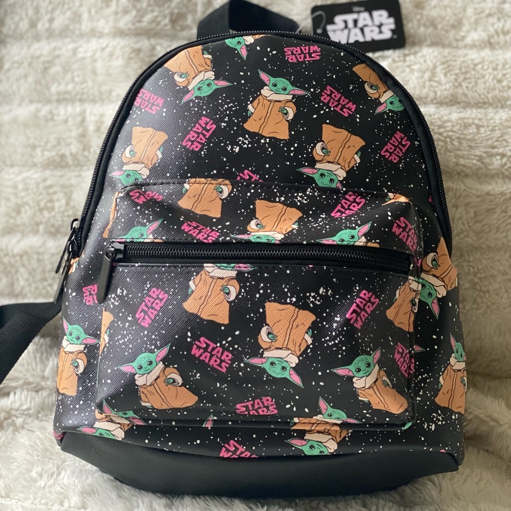 Starwars baby Yoda mini backpack Bioworld brand NWT